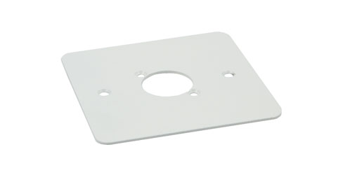 CANFORD F1W CONNECTOR PLATE 1-gang, 1 mounting hole, white