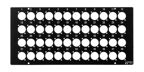 CANFORD STAGE/WALLBOX Top plate, 48 holes for type C