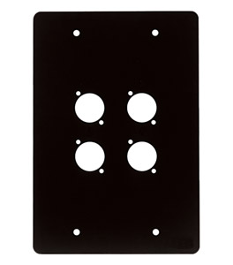 CANFORD FLUSH WALLBOX Top plate, 4 holes for type A, no numbering