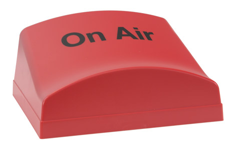 CANFORD LED ILLUMINATED SIGN Red cover, On air