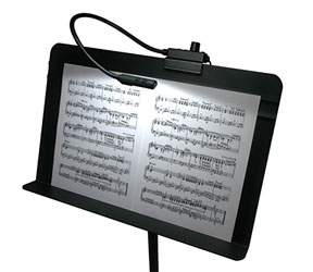 LITTLITE MS-12-A-LED MUSIC STAND GOOSENECK LAMP 12 inch, LED array, black