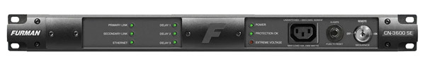 FURMAN CN-3600S-E POWER CONDITIONER 16A, 8 outlets, power on/off sequencing