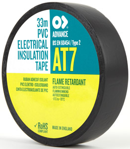 INSULATING TAPE Black, 25mm (reel of 33m)