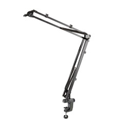 K&M 23840 ADJUSTABLE MIC ARM Without cable, 460 to 960mm extension, 0.8kg capacity, black