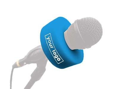 SCHULZE-BRAKEL FF-7001/C FOAM FLAG Round, with 2x logos, blue (specify reference)