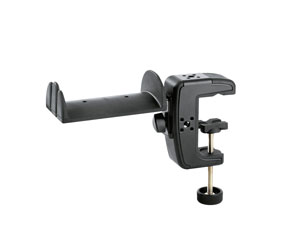 K&M 16085 HEADPHONE HOLDER Table mount, rotating, black