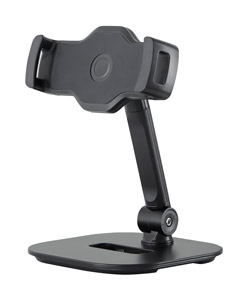 K&M 19800 TABLET HOLDER Table top, 130-224mm width, black