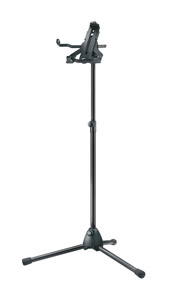 K&M 19775 TABLET HOLDER Stand mounted, 150-330mm x 158-280mm range, Bio-based plastic, black