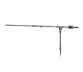 K&M 25530 MICROPHONE BOOM ARM Two-section, T-bar lock, 870-1550mm, with counterweight, black