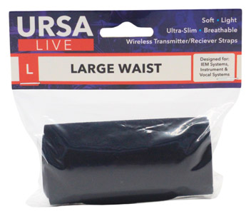 URSA LIVE STRAP Single pouch, large, black