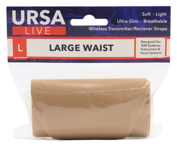 URSA LIVE STRAP Single pouch, large, beige