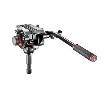 MANFROTTO 504HD VIDEO TRIPOD HEAD Fluid type, adjustable pan/tilt drag, 12kg payload, 75mm ball