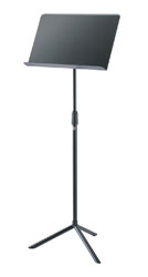 K&M 11924 ORCHESTRA MUSIC STAND Black, with steel desk, 750-1280mm