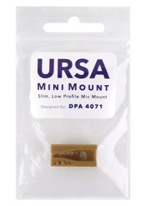 URSA MINIMOUNT MICROPHONE MOUNT For DPA 4071, brown