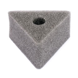CANFORD MICROPHONE FLAG Triangular, spare foam block, 19mm hole