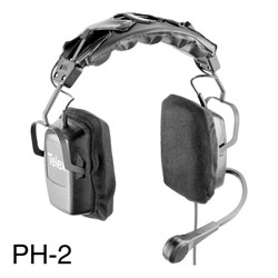 RTS PH-2 HEADSET 150 ohms, with 150 ohms mic, straight cable, XLR 4-pin female