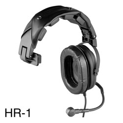 RTS HR-1 HEADSET 150 ohms, with 150 ohms mic, straight cable, XLR 4-pin female