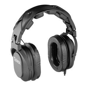 RTS HR-2L HEADPHONES 150 ohms, straight cable, unterminated