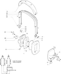 BEYERDYNAMIC 969144 SPARE EAR LOUDSPEAKER For DT150/DT190, 250 ohms