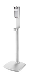 K&M 80358 DISINFECTANT STAND Floor standing, including dispenser, 420x420mm base, drip cup, white
