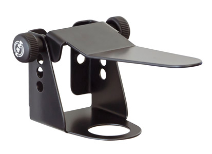 K&M 80398 DISINFECTANT HOLDER With lever, for 80360 table stand, 25mm diameter, black