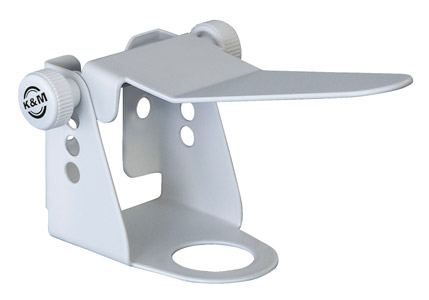 K&M 80398 DISINFECTANT HOLDER With lever, for 80360 table stand, 28mm diameter, white