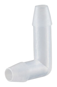VOICE TECHNOLOGIES RIGHT ANGLE JOINT For elbow acoustic tubes, transparent