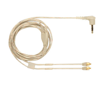 SHURE EAC64CL SPARE CABLE For SE215, SE315, SE425, SE535, 162cm, clear