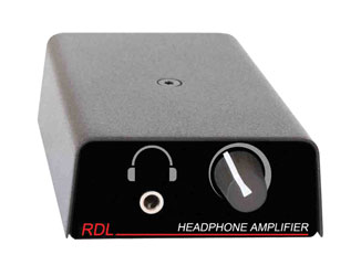 RDL TP-HA1A HEADPHONE AMPLIFIER Stereo, Format-A RJ45 In & Thru, 3.5mm jack out, volume control