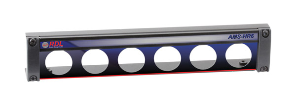 RDL AMS-HR6 MOUNTING PANEL For 6x AMS modules