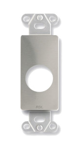 RDL DS-D1 PLATE Single, bottom hole position, stainless steel