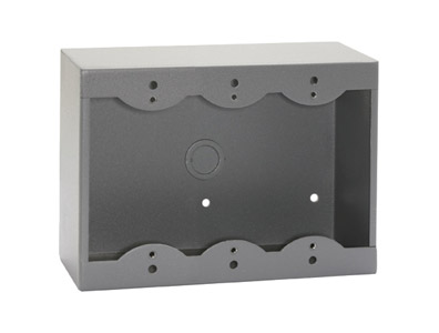 RDL SMB-3G SURFACE MOUNT BOX Triple, for Decora remote control, grey