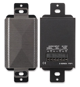 RDL DS-PSP1F LOUDSPEAKER Active, 2W, terminal input, stainless steel