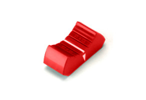 PENNY AND GILES PG11 FADER KNOB 11mm wide, for 18.6x1.7mm arm, red