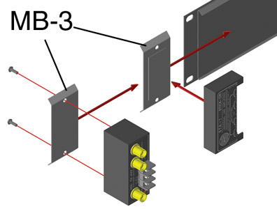 RDL MB-3 MOUNTING KIT For Stick-On, TX module