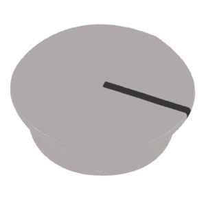 SIFAM C151 KNOB CAP For S150, S151, K150, W151, with line, grey