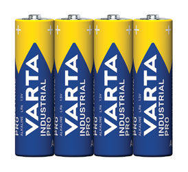 VARTA 4006 BATTERY, AA size, alkaline, 1.5V (pack of 4)