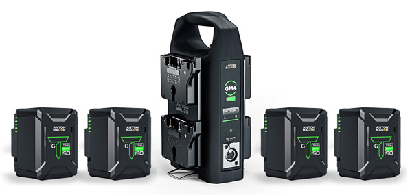 ANTON BAUER TITON MICRO BATTERY KIT With 4x Titon Micro 150GM and 1x GM4