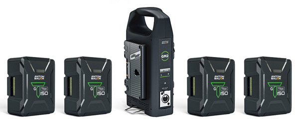 ANTON BAUER TITON BATTERY KIT With 4x Titon 150GM and 1x GM2
