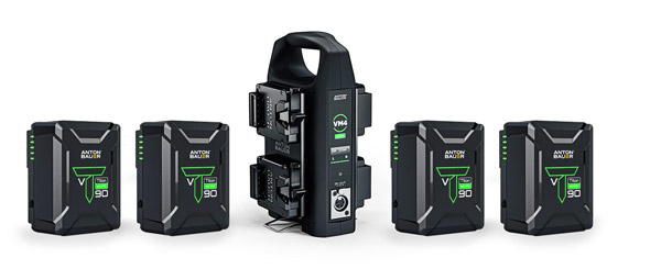 ANTON BAUER TITON MICRO BATTERY KIT With 4x Titon Micro 90VM and 1x VM4
