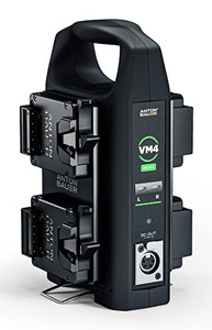 ANTON BAUER VM4 MICRO BATTERY CHARGER For 4x Titon Micro V-Mount batteries