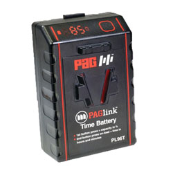 PAG 9304 PL96T TIME BATTERY V-mount style, LiIon, 14.8V, 6.5Ah, rechargeable