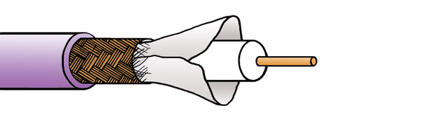 BELDEN 1505ANH CABLE Dca (s1 d1 a1), violet