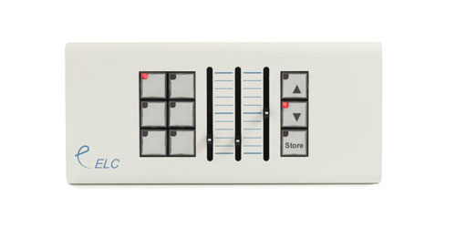 ELC LIGHTING AC612XUBF DMX CONTROLLER Keypad w/faders, 8x 512 DMX ch memory, terminal connections