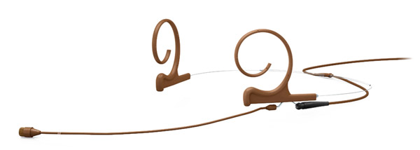 DPA 4266 CORE MICROPHONE Headset, omni, 110mm boom, brown, MicroDot