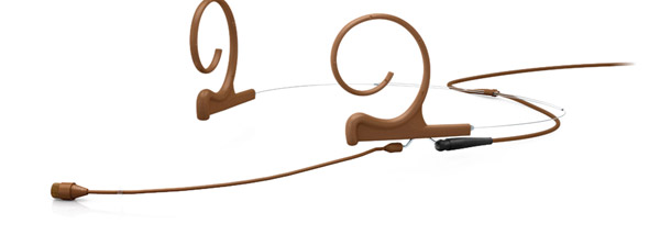 DPA 4266 CORE MICROPHONE Headset, omni, 90mm boom, brown, MicroDot