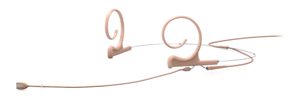 DPA 4188 CORE MICROPHONE Headset, slim, directional, 120mm boom, beige, MicroDot