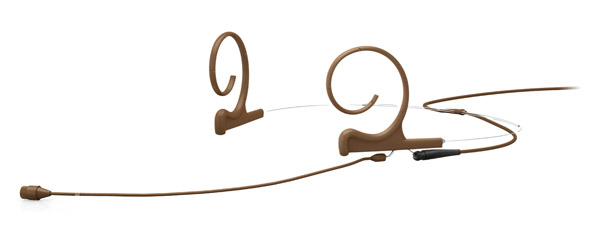 DPA 4266 CORE+ MICROPHONE Headset, omni, 110mm boom, brown, MicroLock