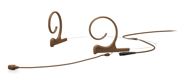 DPA 4266 CORE+ MICROPHONE Headset, omni, 90mm boom, brown, MicroLock