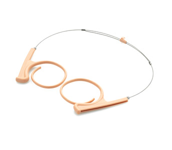 DPA HE2F12 HEADSET MOUNT Dual headset, beige